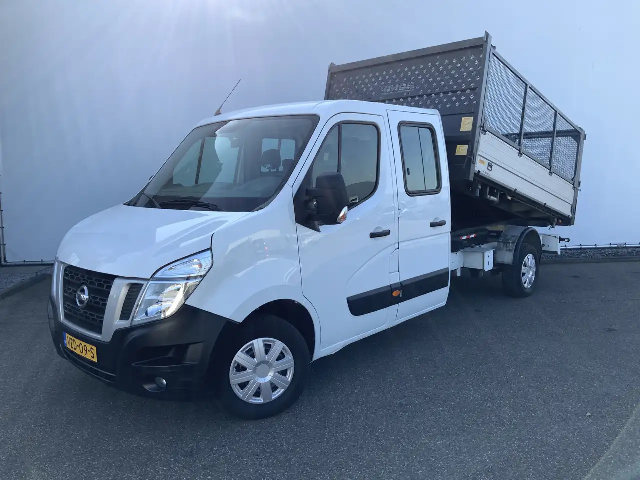 Nissan NV400 2.3 dCi L3H1 Dub Cab 3 Zijde Kipper Airco Bakmaat - Бус самосвал, Бус с двойна кабина: снимка 1 Nissan NV400 2.3 dCi L3H1 Dub Cab 3 Zijde Kipper Airco Bakmaat - Бус самосвал, Бус с двойна кабина: снимка 1