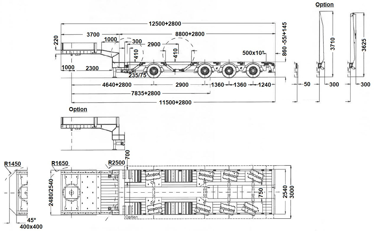 Лизинг на Faymonville 4-(1+3)-Achs-Tele-Semi-Radmulden-Rampen zg Faymonville 4-(1+3)-Achs-Tele-Semi-Radmulden-Rampen zg: снимка 12
