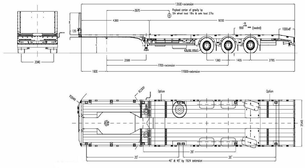 Faymonville MAX Trailer 3-Achs-Mega-Tele-Plateau-Auflieger - Нискорамна площадка полуремарке: снимка 4 Faymonville MAX Trailer 3-Achs-Mega-Tele-Plateau-Auflieger - Нискорамна площадка полуремарке: снимка 4