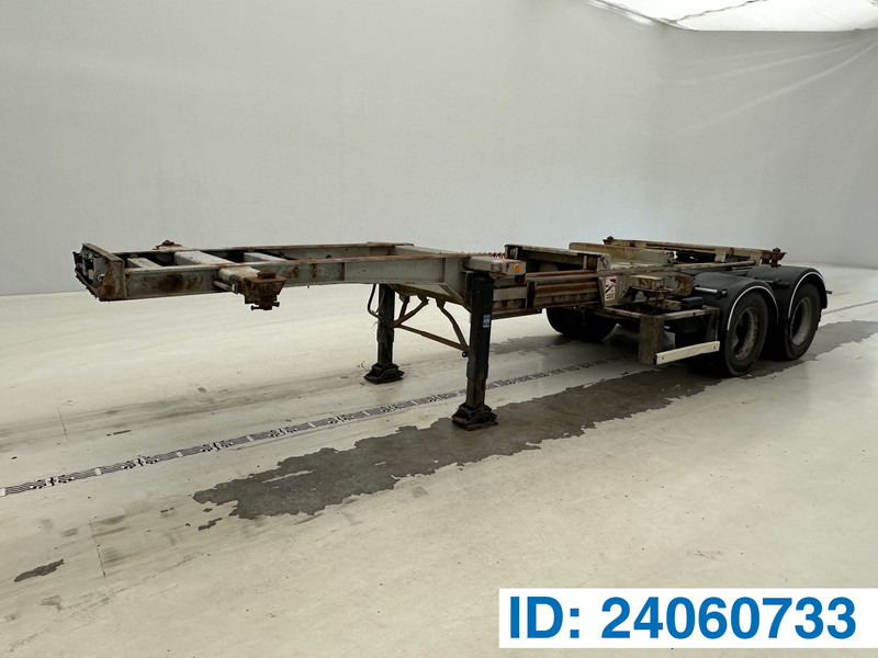 ASCA Bi-train skelet 20 ft* - Контейнеровоз/ Сменна каросерия полуремарке: снимка 1 ASCA Bi-train skelet 20 ft* - Контейнеровоз/ Сменна каросерия полуремарке: снимка 1