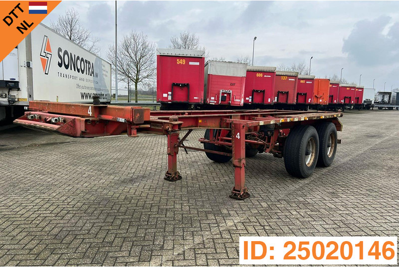 Burg 20 ft skelet - Контейнеровоз/ Сменна каросерия полуремарке: снимка 1 Burg 20 ft skelet - Контейнеровоз/ Сменна каросерия полуремарке: снимка 1