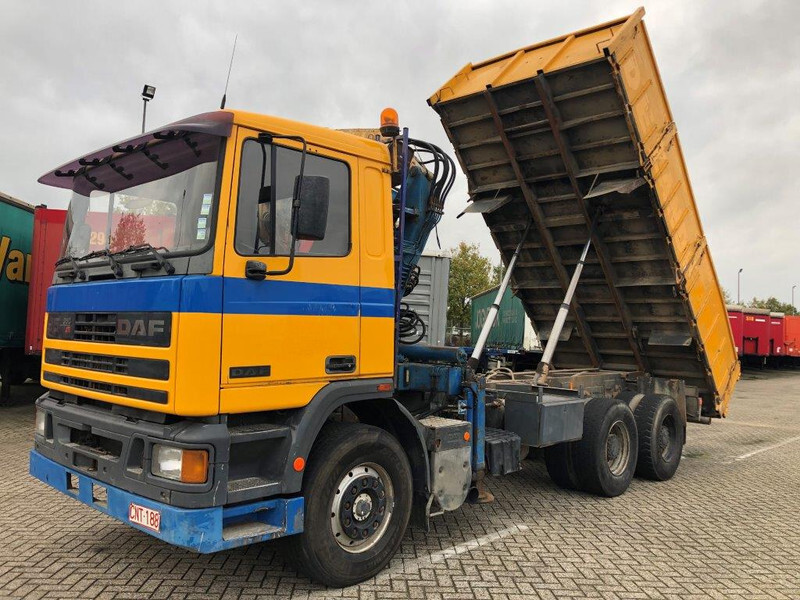 Самосвал камион, Камион с кран DAF 95.350 ATi - 6x4: снимка 9 Самосвал камион, Камион с кран DAF 95.350 ATi - 6x4: снимка 9