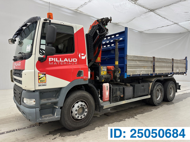 DAF CF85.360 - 6x4 - Самосвал камион, Камион с кран: снимка 1 DAF CF85.360 - 6x4 - Самосвал камион, Камион с кран: снимка 1