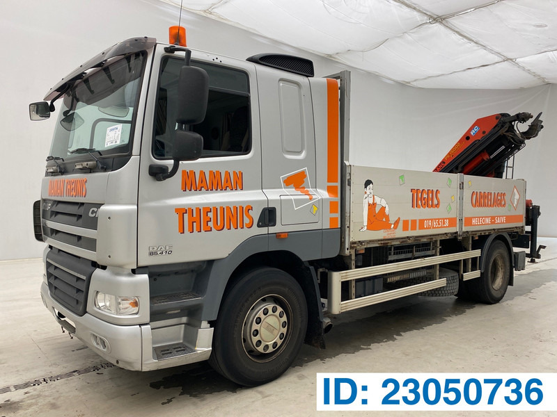 DAF CF85.410 - Бордови камион, Камион с кран: снимка 1 DAF CF85.410 - Бордови камион, Камион с кран: снимка 1