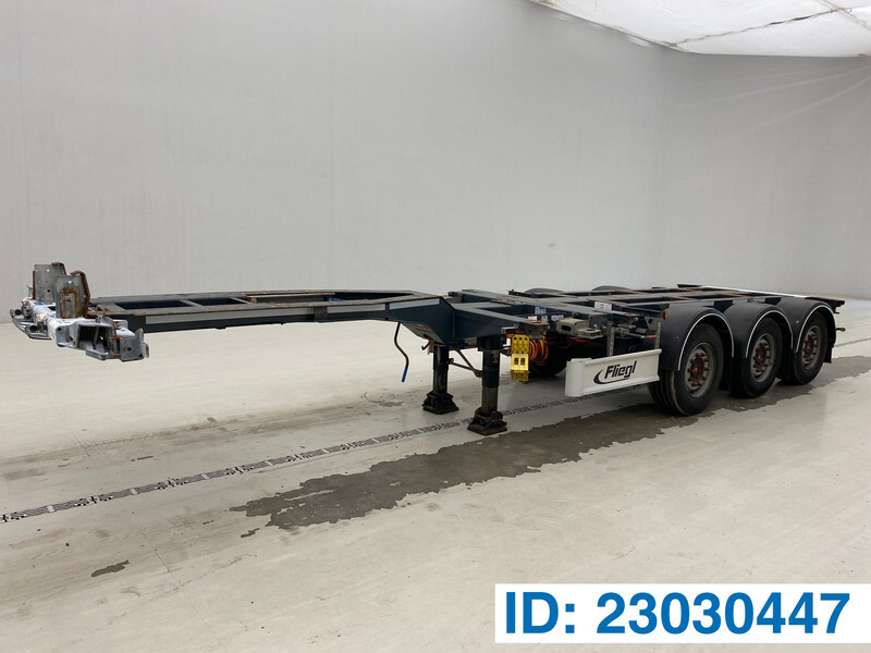 Fliegl Polyvalent skelet 2 x 20-30-40-45 ft - Контейнеровоз/ Сменна каросерия полуремарке: снимка 1 Fliegl Polyvalent skelet 2 x 20-30-40-45 ft - Контейнеровоз/ Сменна каросерия полуремарке: снимка 1