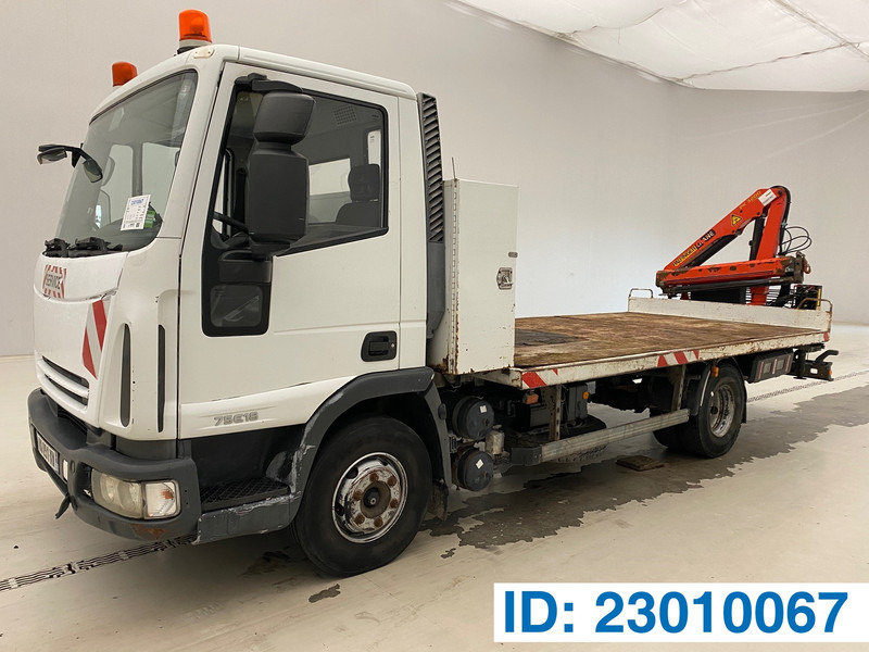 Iveco 75E18 - Бордови камион, Камион с кран: снимка 1 Iveco 75E18 - Бордови камион, Камион с кран: снимка 1