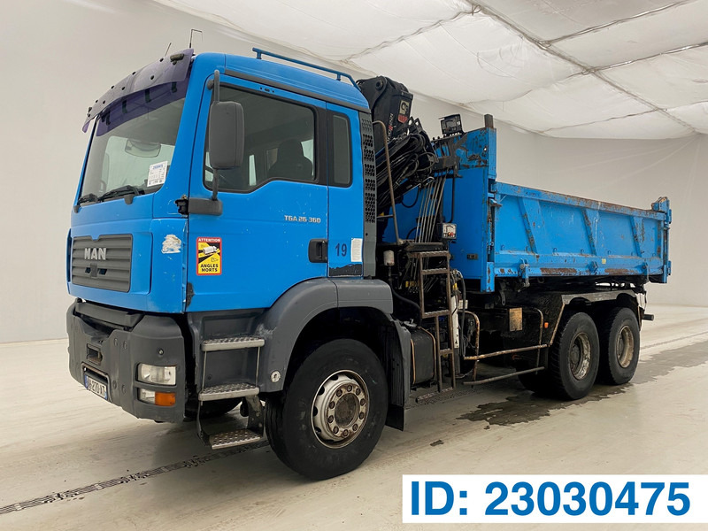 MAN TGA 26.363 - 6x4 - Самосвал камион, Камион с кран: снимка 1 MAN TGA 26.363 - 6x4 - Самосвал камион, Камион с кран: снимка 1