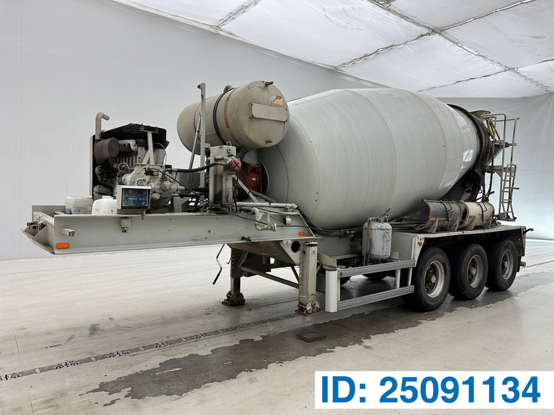 MOL Mixer 10 cub - Полуремарке бетон миксер: снимка 1 MOL Mixer 10 cub - Полуремарке бетон миксер: снимка 1
