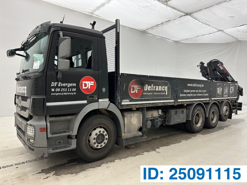 Mercedes-Benz Actros 3236 - 8x4 - Бордови камион, Камион с кран: снимка 1 Mercedes-Benz Actros 3236 - 8x4 - Бордови камион, Камион с кран: снимка 1
