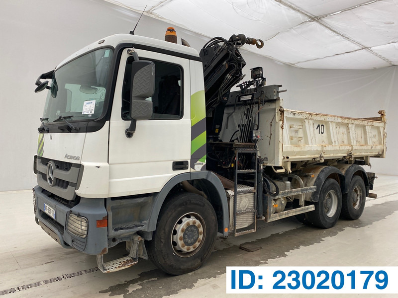 Mercedes-Benz Actros 3336 - 6x4 - Самосвал камион, Камион с кран: снимка 1 Mercedes-Benz Actros 3336 - 6x4 - Самосвал камион, Камион с кран: снимка 1