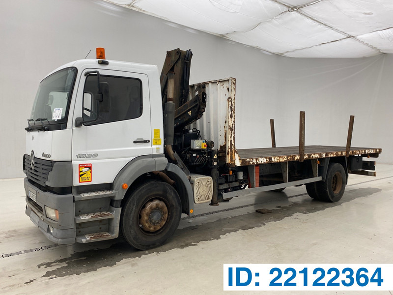 Mercedes-Benz Atego 1828* - Бордови камион, Камион с кран: снимка 1 Mercedes-Benz Atego 1828* - Бордови камион, Камион с кран: снимка 1