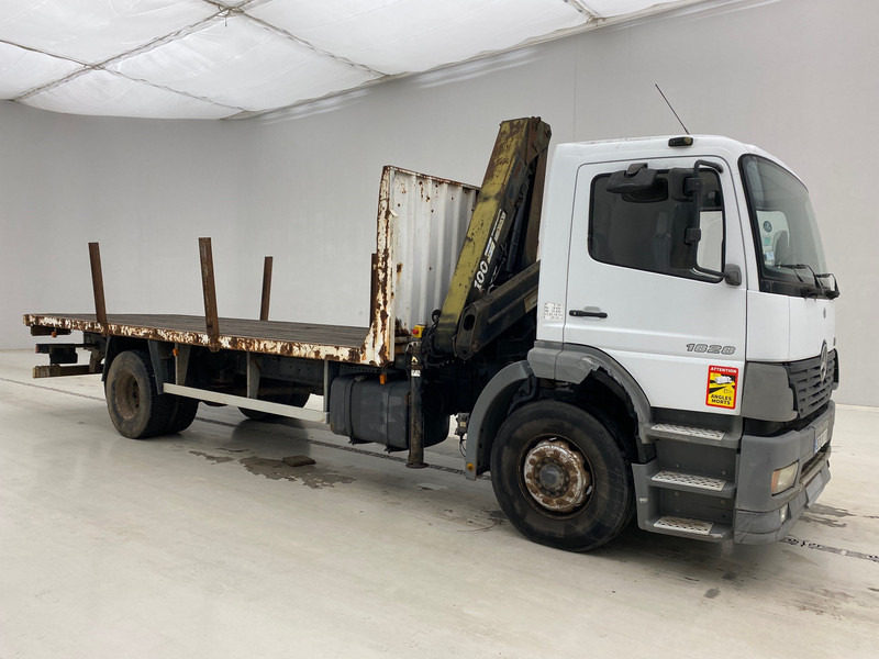 Mercedes-Benz Atego 1828* - Бордови камион, Камион с кран: снимка 3 Mercedes-Benz Atego 1828* - Бордови камион, Камион с кран: снимка 3