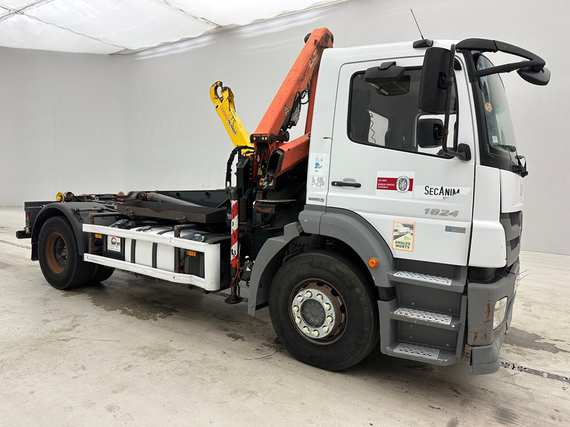 Mercedes-Benz Axor 1824 - Мултилифт с кука камион, Камион с кран: снимка 3 Mercedes-Benz Axor 1824 - Мултилифт с кука камион, Камион с кран: снимка 3