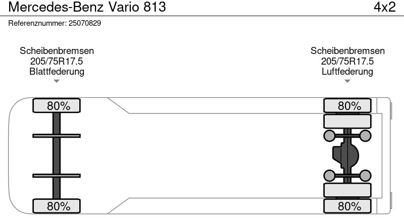 Микробус, Пътнически бус Mercedes-Benz Vario 813: снимка 14