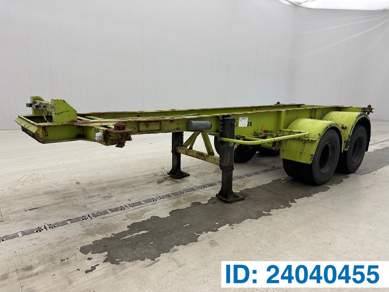 Pacton Skelet 20 ft* - Контейнеровоз/ Сменна каросерия полуремарке: снимка 1 Pacton Skelet 20 ft* - Контейнеровоз/ Сменна каросерия полуремарке: снимка 1