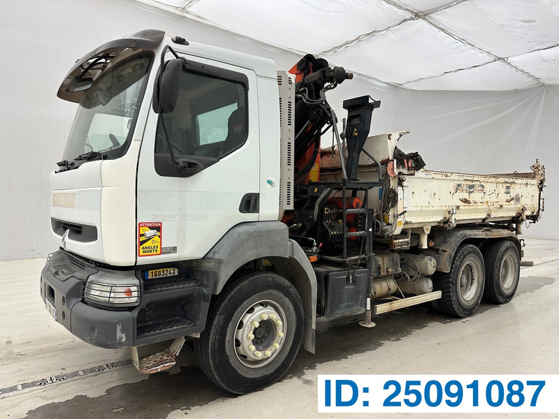 Renault Kerax 420 DCi - 6x4 - Самосвал камион, Камион с кран: снимка 1 Renault Kerax 420 DCi - 6x4 - Самосвал камион, Камион с кран: снимка 1