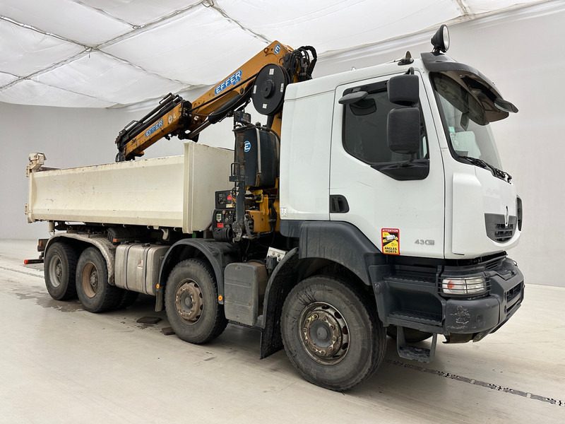Renault Kerax 430 DXi - 8x4 - Самосвал камион, Камион с кран: снимка 3 Renault Kerax 430 DXi - 8x4 - Самосвал камион, Камион с кран: снимка 3