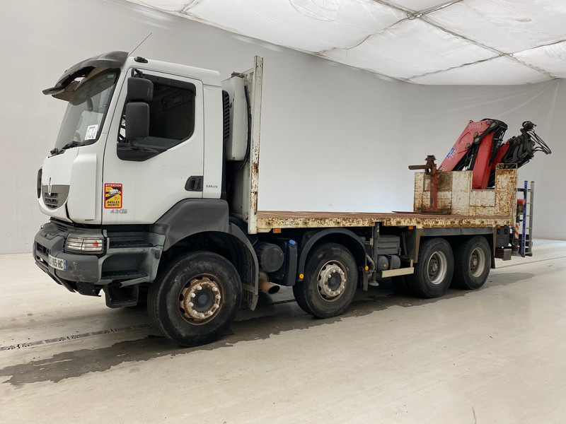 Renault Kerax 430 DXi - 8x4 - Бордови камион, Камион с кран: снимка 3 Renault Kerax 430 DXi - 8x4 - Бордови камион, Камион с кран: снимка 3