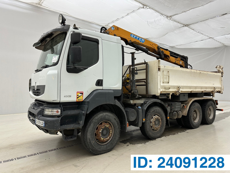 Renault Kerax 430 DXi - 8x4 - Самосвал камион, Камион с кран: снимка 1 Renault Kerax 430 DXi - 8x4 - Самосвал камион, Камион с кран: снимка 1