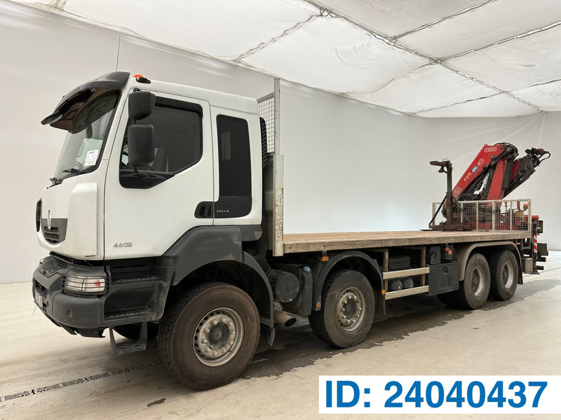 Renault Kerax 460 DXi - 8x4 - Бордови камион, Камион с кран: снимка 1 Renault Kerax 460 DXi - 8x4 - Бордови камион, Камион с кран: снимка 1