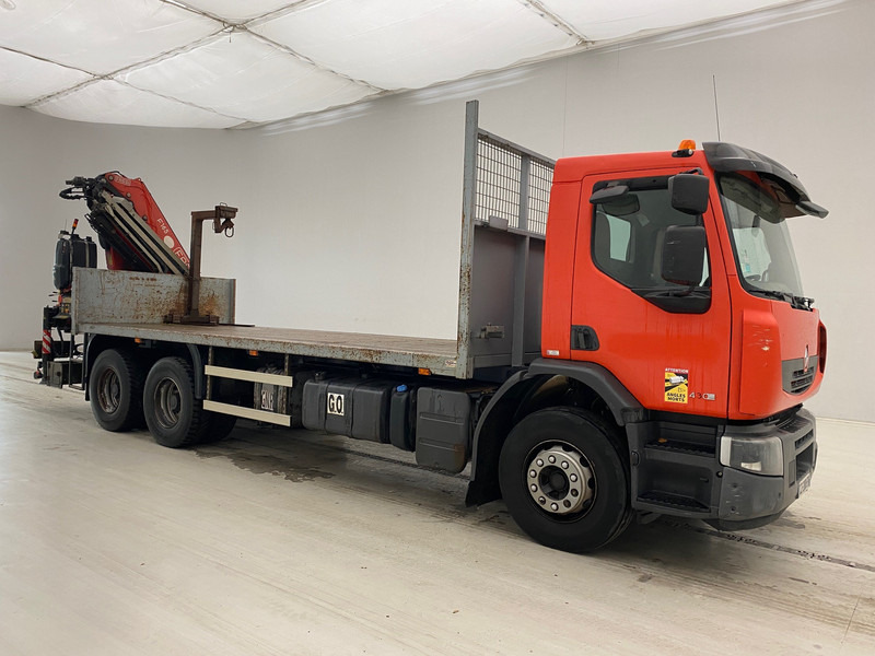 Renault Premium Lander 430 - Бордови камион, Камион с кран: снимка 3 Renault Premium Lander 430 - Бордови камион, Камион с кран: снимка 3