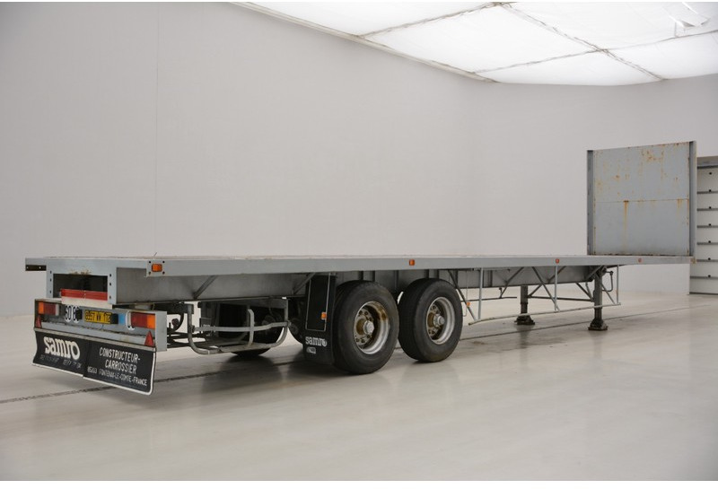 Samro Plateau - Бордово полуремарке/ Платформа: снимка 5 Samro Plateau - Бордово полуремарке/ Платформа: снимка 5