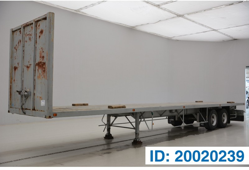 Samro Plateau - Бордово полуремарке/ Платформа: снимка 1 Samro Plateau - Бордово полуремарке/ Платформа: снимка 1