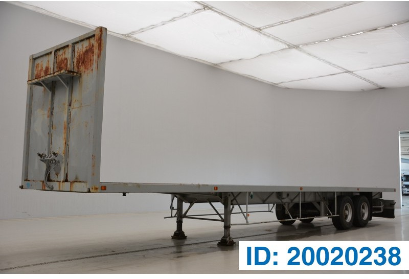 Samro Plateau - Бордово полуремарке/ Платформа: снимка 1 Samro Plateau - Бордово полуремарке/ Платформа: снимка 1