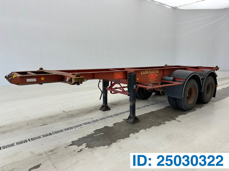 Van Hool Skelet 20 ft - Контейнеровоз/ Сменна каросерия полуремарке: снимка 1 Van Hool Skelet 20 ft - Контейнеровоз/ Сменна каросерия полуремарке: снимка 1