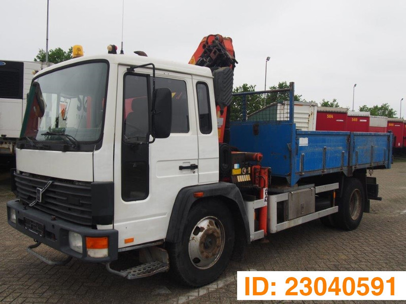 Volvo FL6.180 - Самосвал камион, Камион с кран: снимка 1 Volvo FL6.180 - Самосвал камион, Камион с кран: снимка 1