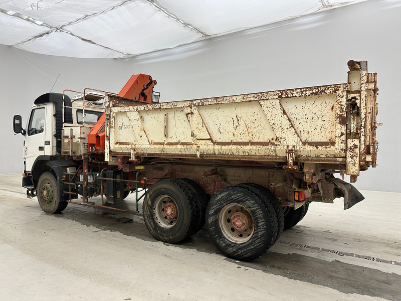Самосвал камион, Камион с кран Volvo FM12.380 - 6x4: снимка 6