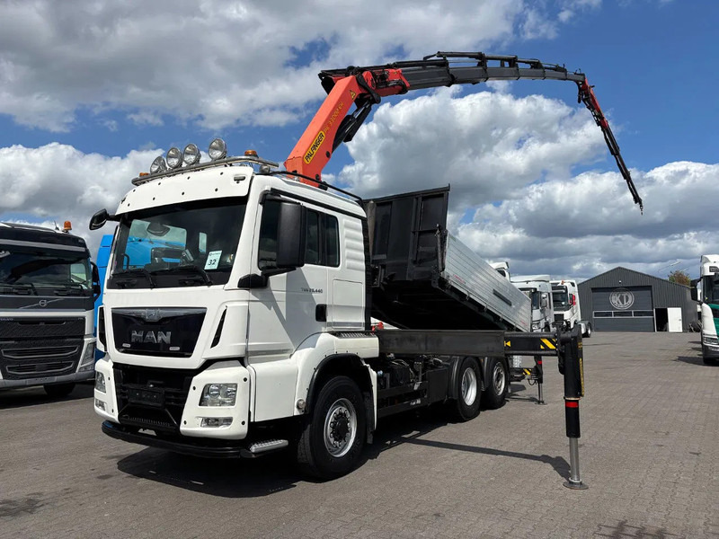 MAN TGS 28.440 6x4 Hydrodrive Euro 6 Tipper / Tractor + Palfinger 33002 Fly Jip PJ060 - Влекач: снимка 1 MAN TGS 28.440 6x4 Hydrodrive Euro 6 Tipper / Tractor + Palfinger 33002 Fly Jip PJ060 - Влекач: снимка 1