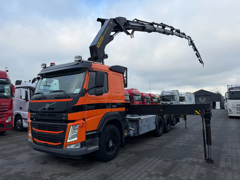 Volvo FM 500 8X4 Tridem Euro 6 Palfinger 42002 + Fly jib - Камион с кран: снимка 1 Volvo FM 500 8X4 Tridem Euro 6 Palfinger 42002 + Fly jib - Камион с кран: снимка 1