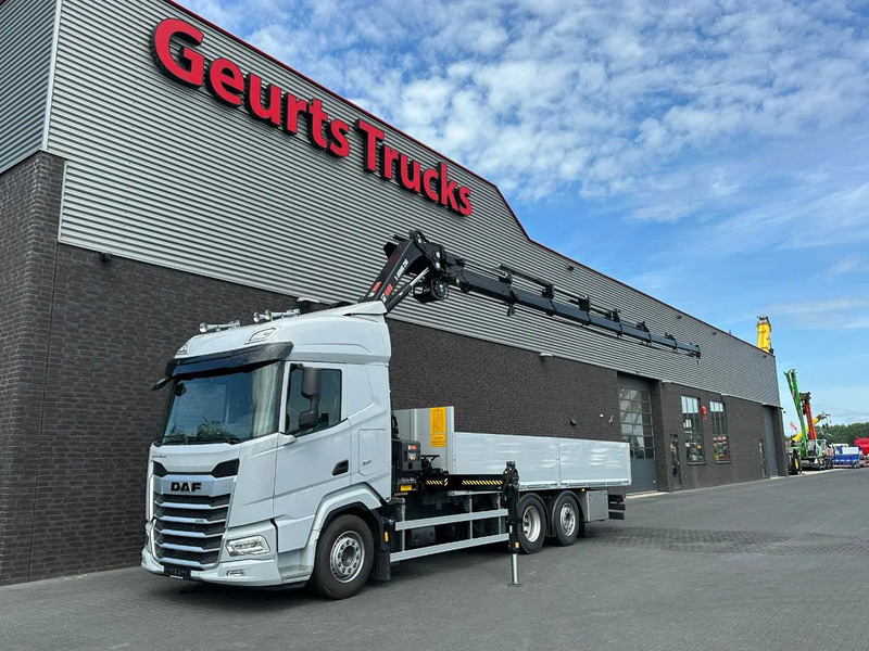 DAF XF 530 OPENLAADBAK / PRITSCHE / FLATBED MET HIAB X-HIDUO 258 E-7 + LIER KRAAN / KRAN / CRANE/ GRUA *NIEUW* - Камион с кран: снимка 2 DAF XF 530 OPENLAADBAK / PRITSCHE / FLATBED MET HIAB X-HIDUO 258 E-7 + LIER KRAAN / KRAN / CRANE/ GRUA *NIEUW* - Камион с кран: снимка 2