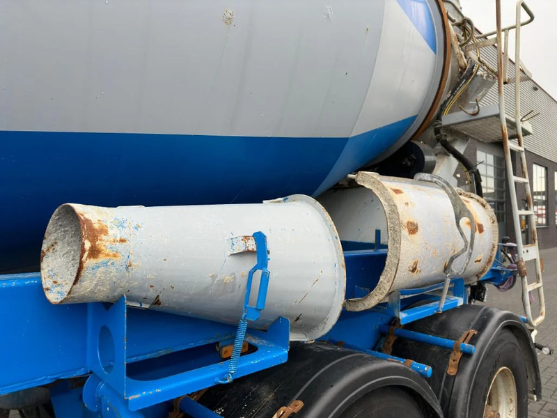 Полуремарке бетон миксер De Buf 2-ASSIGE 10M3 CONCRETE MIXER/MISCHER/MIXER: снимка 8