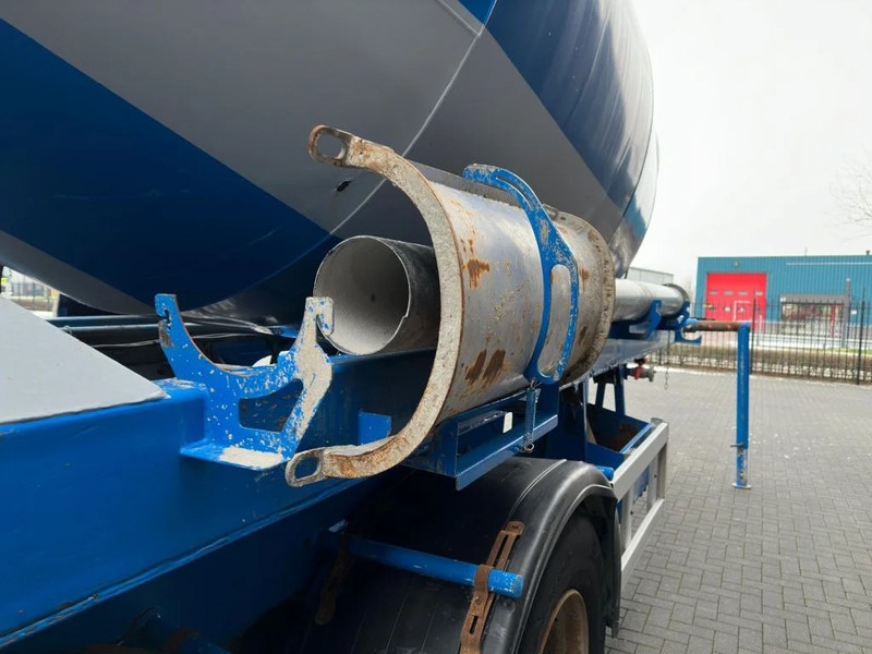 Полуремарке бетон миксер De Buf 2-ASSIGE 10M3 CONCRETE MIXER/MISCHER/MIXER: снимка 12