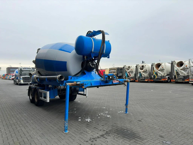 Полуремарке бетон миксер De Buf 2-ASSIGE 10M3 CONCRETE MIXER/MISCHER/MIXER: снимка 6