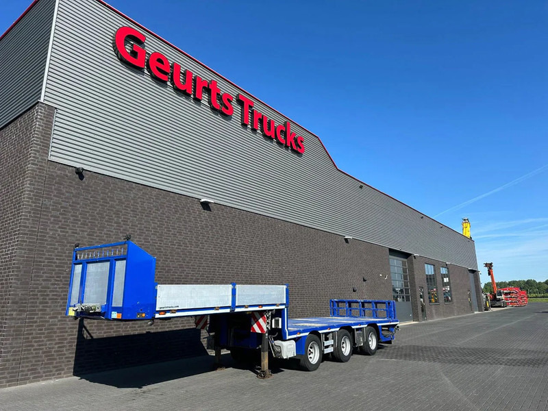 Emtech NNR48 3 ASSER HYDRAULISCHE GESTUURDE KORTE UITSCHUIFBARE SEMI-DIEPLADER / TIEFLADER / LOWLOADER - Нискорамна площадка полуремарке: снимка 2 Emtech NNR48 3 ASSER HYDRAULISCHE GESTUURDE KORTE UITSCHUIFBARE SEMI-DIEPLADER / TIEFLADER / LOWLOADER - Нискорамна площадка полуремарке: снимка 2