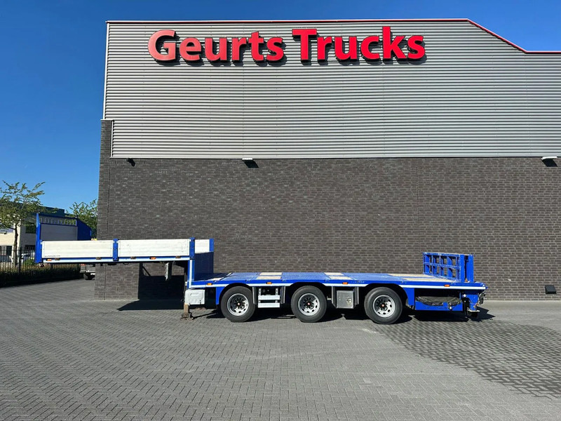 Emtech NNR48 3 ASSER HYDRAULISCHE GESTUURDE KORTE UITSCHUIFBARE SEMI-DIEPLADER / TIEFLADER / LOWLOADER - Нискорамна площадка полуремарке: снимка 1 Emtech NNR48 3 ASSER HYDRAULISCHE GESTUURDE KORTE UITSCHUIFBARE SEMI-DIEPLADER / TIEFLADER / LOWLOADER - Нискорамна площадка полуремарке: снимка 1