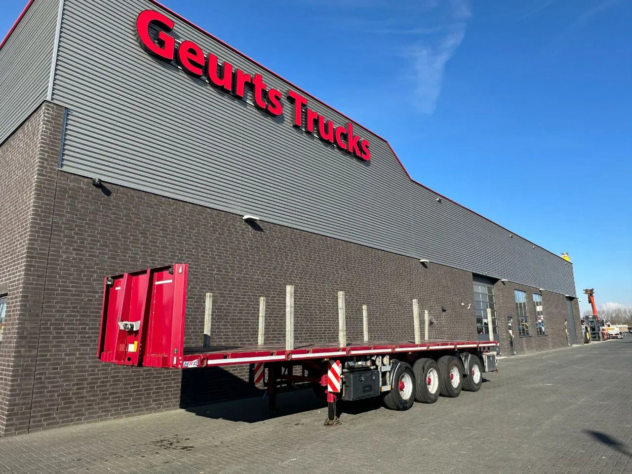 HRD SPLB 4 N. BALLAST TRAILER, 3E EN 4E ASSEN GESTUU - Бордово полуремарке/ Платформа: снимка 2 HRD SPLB 4 N. BALLAST TRAILER, 3E EN 4E ASSEN GESTUU - Бордово полуремарке/ Платформа: снимка 2