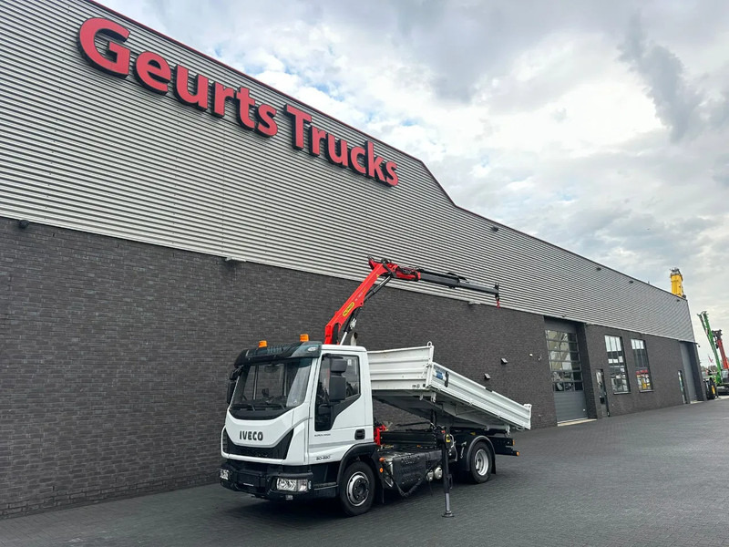 Iveco Eurocargo 80-220 - Самосвал камион, Камион с кран: снимка 2 Iveco Eurocargo 80-220 - Самосвал камион, Камион с кран: снимка 2