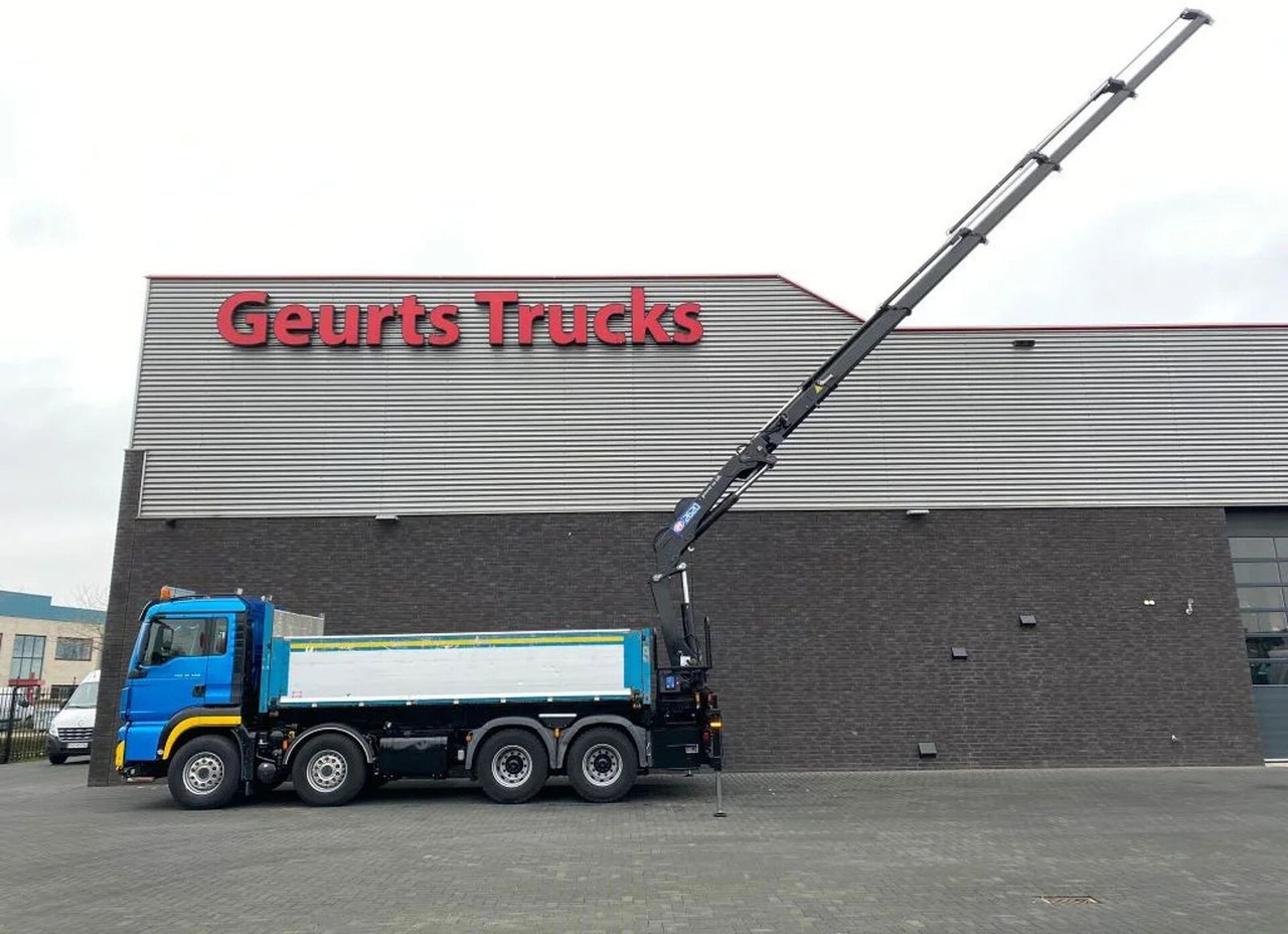 MAN TGS 35.480 8X4 KIPPER/TIPPER + HMF 2620-K5 KRAAN - Самосвал камион, Камион с кран: снимка 4 MAN TGS 35.480 8X4 KIPPER/TIPPER + HMF 2620-K5 KRAAN - Самосвал камион, Камион с кран: снимка 4
