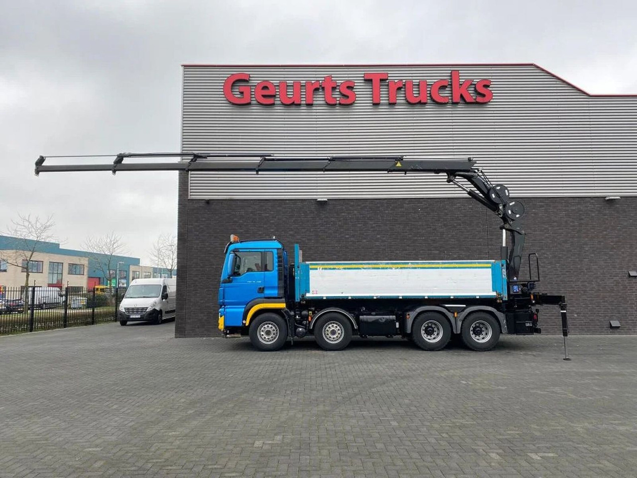 MAN TGS 35.480 8X4 KIPPER/TIPPER + HMF 2620-K5 KRAAN - Самосвал камион, Камион с кран: снимка 1 MAN TGS 35.480 8X4 KIPPER/TIPPER + HMF 2620-K5 KRAAN - Самосвал камион, Камион с кран: снимка 1