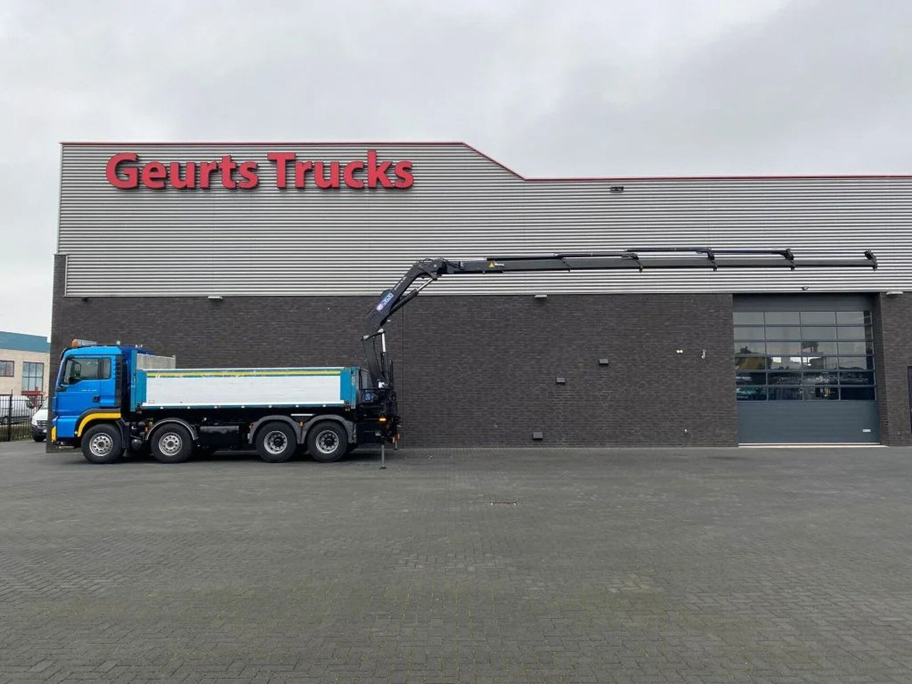 MAN TGS 35.480 8X4 KIPPER/TIPPER + HMF 2620-K5 KRAAN - Самосвал камион, Камион с кран: снимка 5 MAN TGS 35.480 8X4 KIPPER/TIPPER + HMF 2620-K5 KRAAN - Самосвал камион, Камион с кран: снимка 5