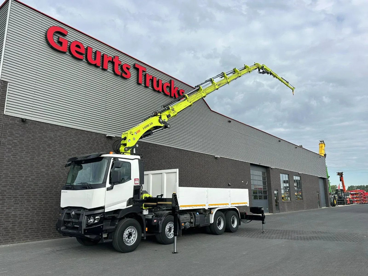Renault C460 8X4 + HIAB X-HIPRO 548 E-7 MET JIB KRAAN / - Камион с кран: снимка 2 Renault C460 8X4 + HIAB X-HIPRO 548 E-7 MET JIB KRAAN / - Камион с кран: снимка 2