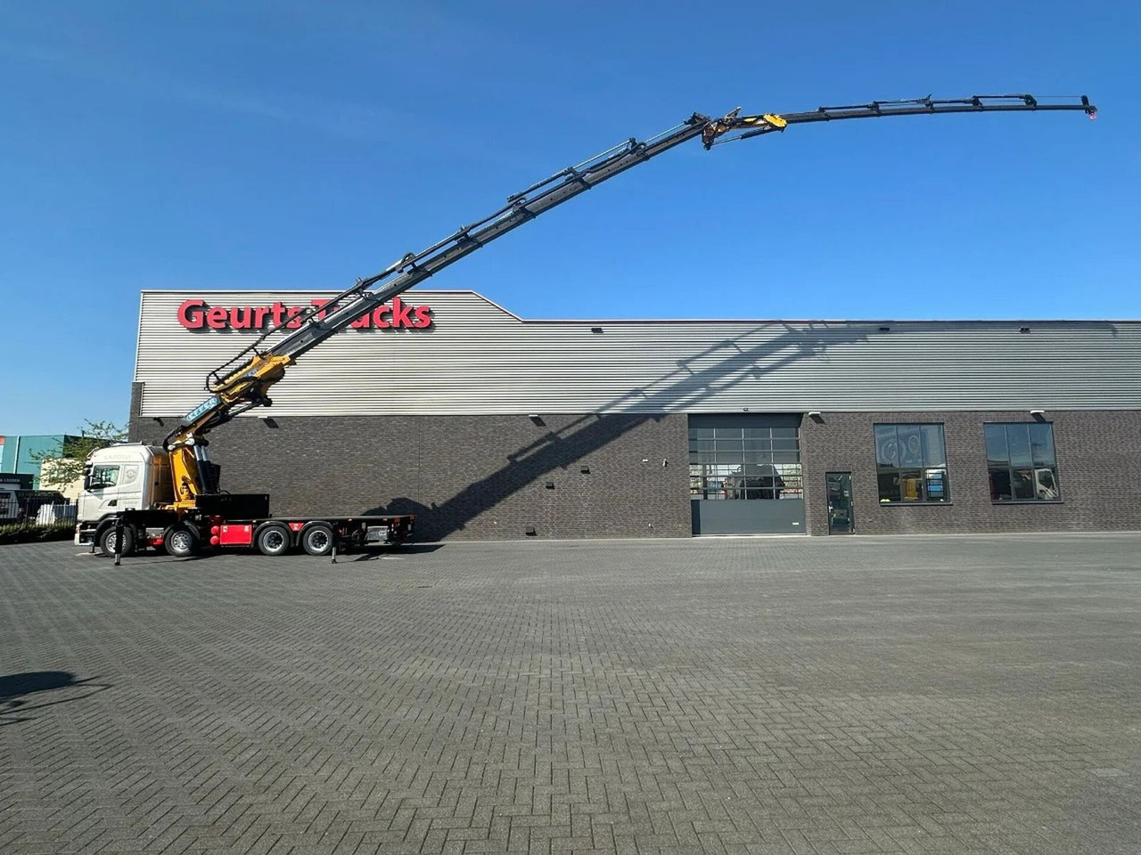 Scania G450 8X4 + EFFER 1255/8S + JIB 6S HD KRAAN/KRAN/ - Камион с кран: снимка 1 Scania G450 8X4 + EFFER 1255/8S + JIB 6S HD KRAAN/KRAN/ - Камион с кран: снимка 1