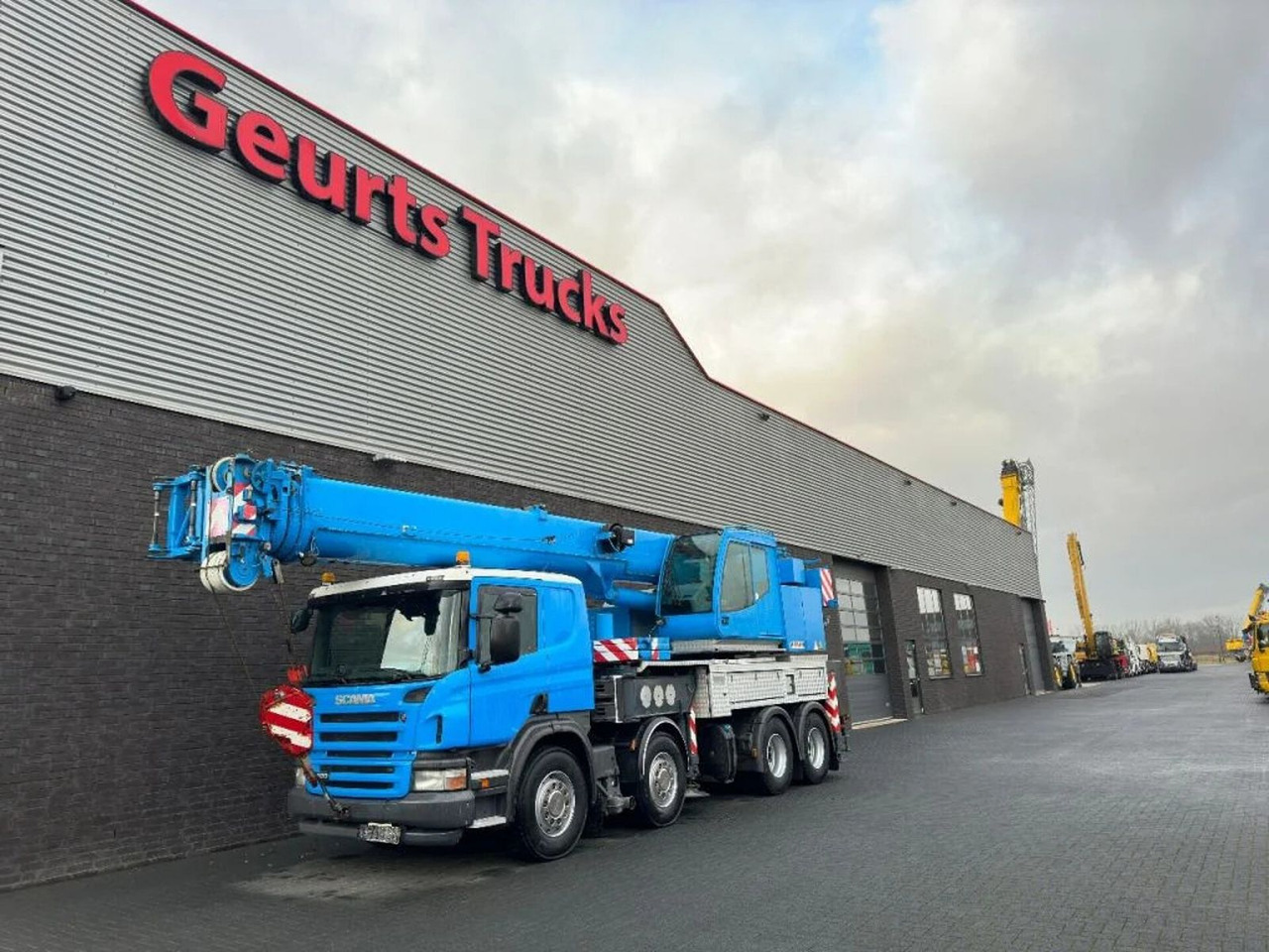 Scania P420 8X4 + FAUN HK 40 + JIB KRAAN/KRAN/CRANE/GRU - Камион с кран: снимка 2 Scania P420 8X4 + FAUN HK 40 + JIB KRAAN/KRAN/CRANE/GRU - Камион с кран: снимка 2
