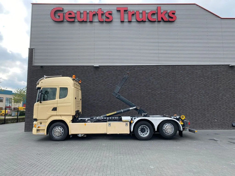 Scania R450 6X2 + PALFINGER HAAKARMSYSTEEM/ABROLLKIPPER/HOOKLIFT - Мултилифт с кука камион: снимка 1 Scania R450 6X2 + PALFINGER HAAKARMSYSTEEM/ABROLLKIPPER/HOOKLIFT - Мултилифт с кука камион: снимка 1