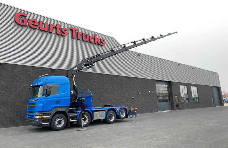 Scania R560 V8 8X2 TREKKER/BAKWAGEN + HIAB 477E-8 HIPRO KRAAN/KRAN/CRANE/GRUA - Камион с кран: снимка 3 Scania R560 V8 8X2 TREKKER/BAKWAGEN + HIAB 477E-8 HIPRO KRAAN/KRAN/CRANE/GRUA - Камион с кран: снимка 3