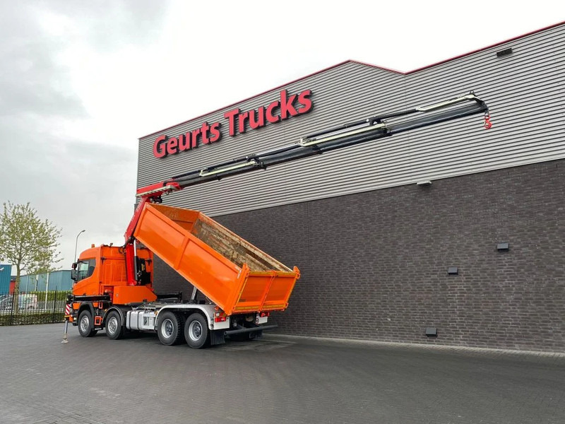 Scania R650 V8 NGS XT 8X4 + KIPPER + FASSI F275A.2.25 KRAAN/KRAN/CRANE/GRUA - Самосвал камион, Камион с кран: снимка 3 Scania R650 V8 NGS XT 8X4 + KIPPER + FASSI F275A.2.25 KRAAN/KRAN/CRANE/GRUA - Самосвал камион, Камион с кран: снимка 3
